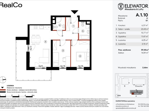 A.1.10 — Elewator – Mieszkania i Lofty