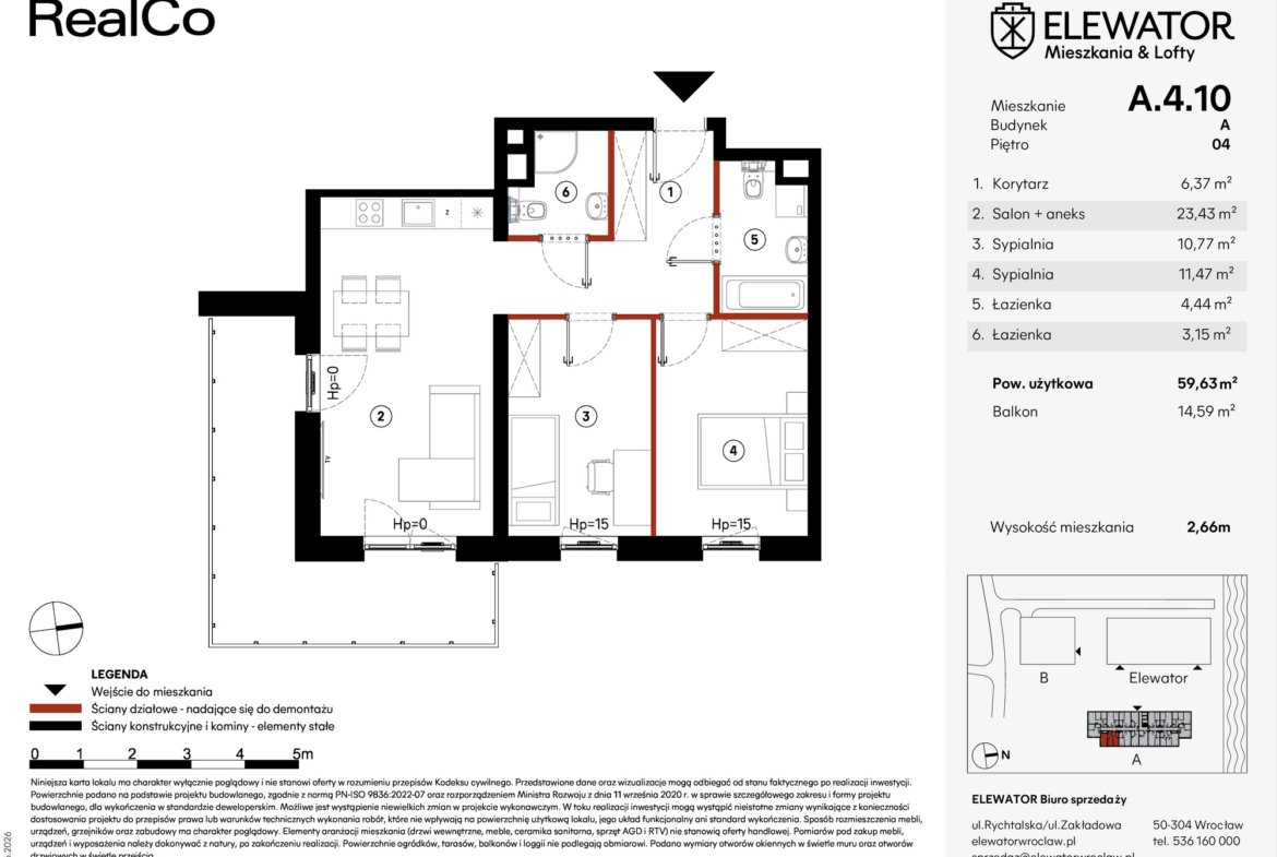 Планування A.4.10 — Elewator – Mieszkania i Lofty