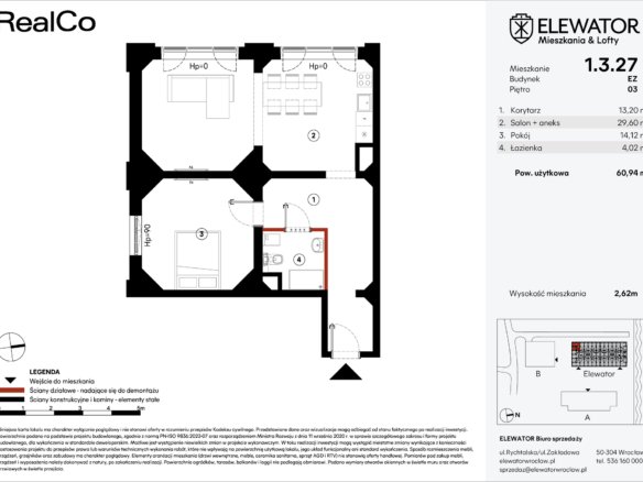 EZ.1.3.27 — Elewator – Mieszkania i Lofty