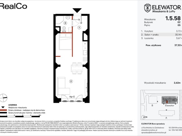 EZ.1.5.58 — Elewator – Mieszkania i Lofty