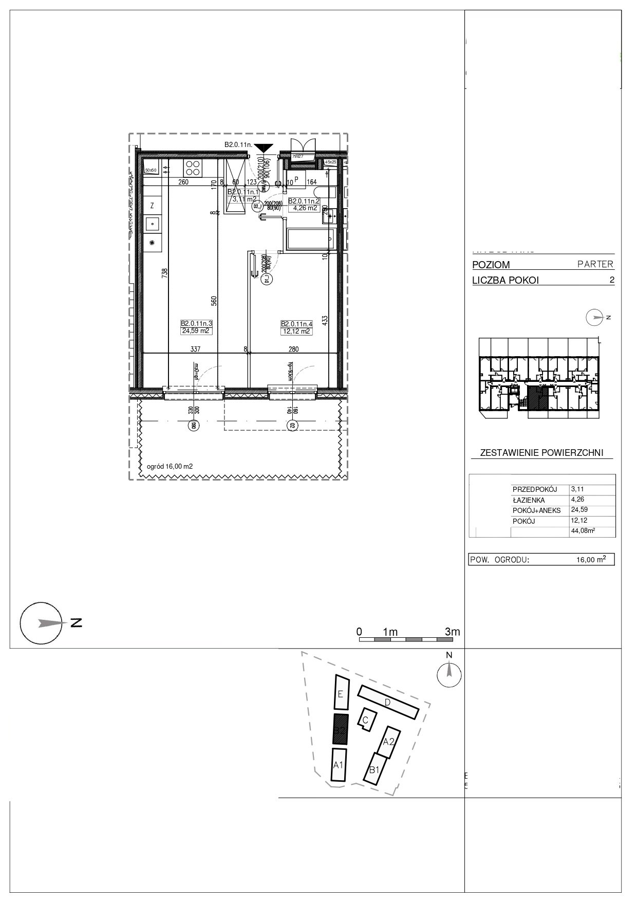 AP-B2-0-11N — Aleja Platanowa 2
