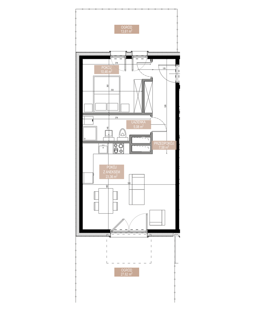 Rzut SWA/2/01/A — Apartamenty Świeradowska
