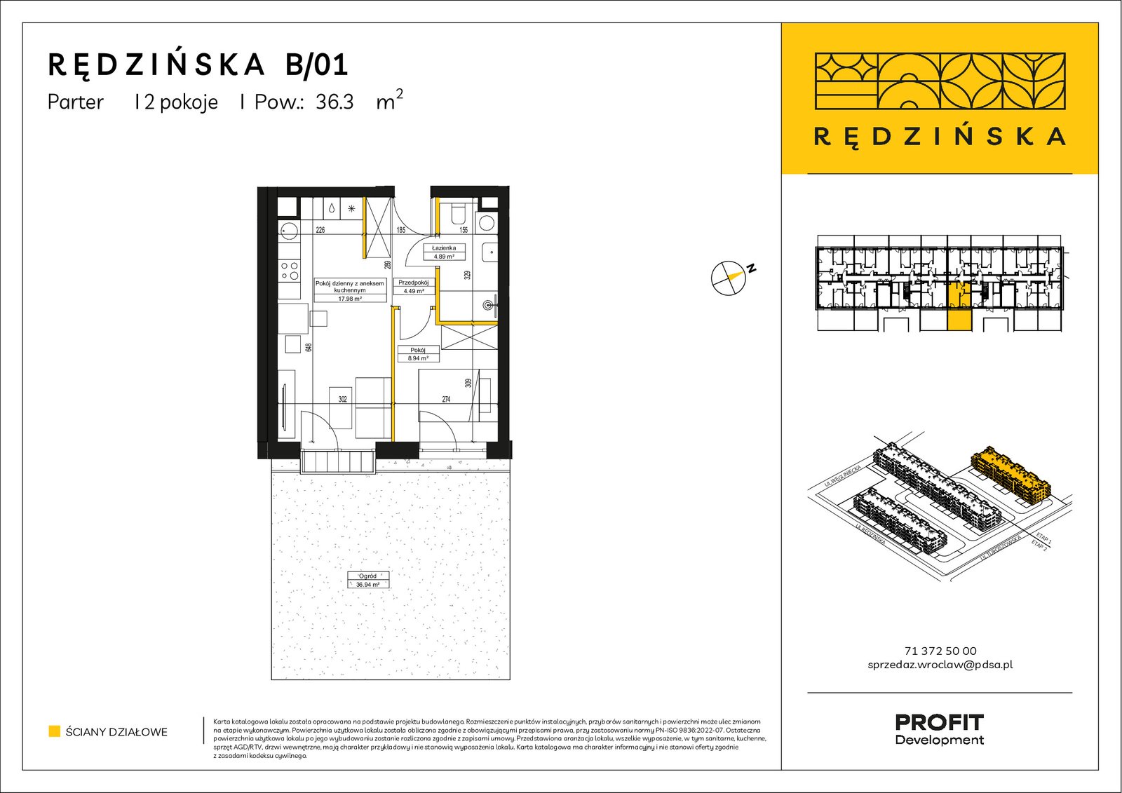 Rzut B/01 — Rędzińska etap 4