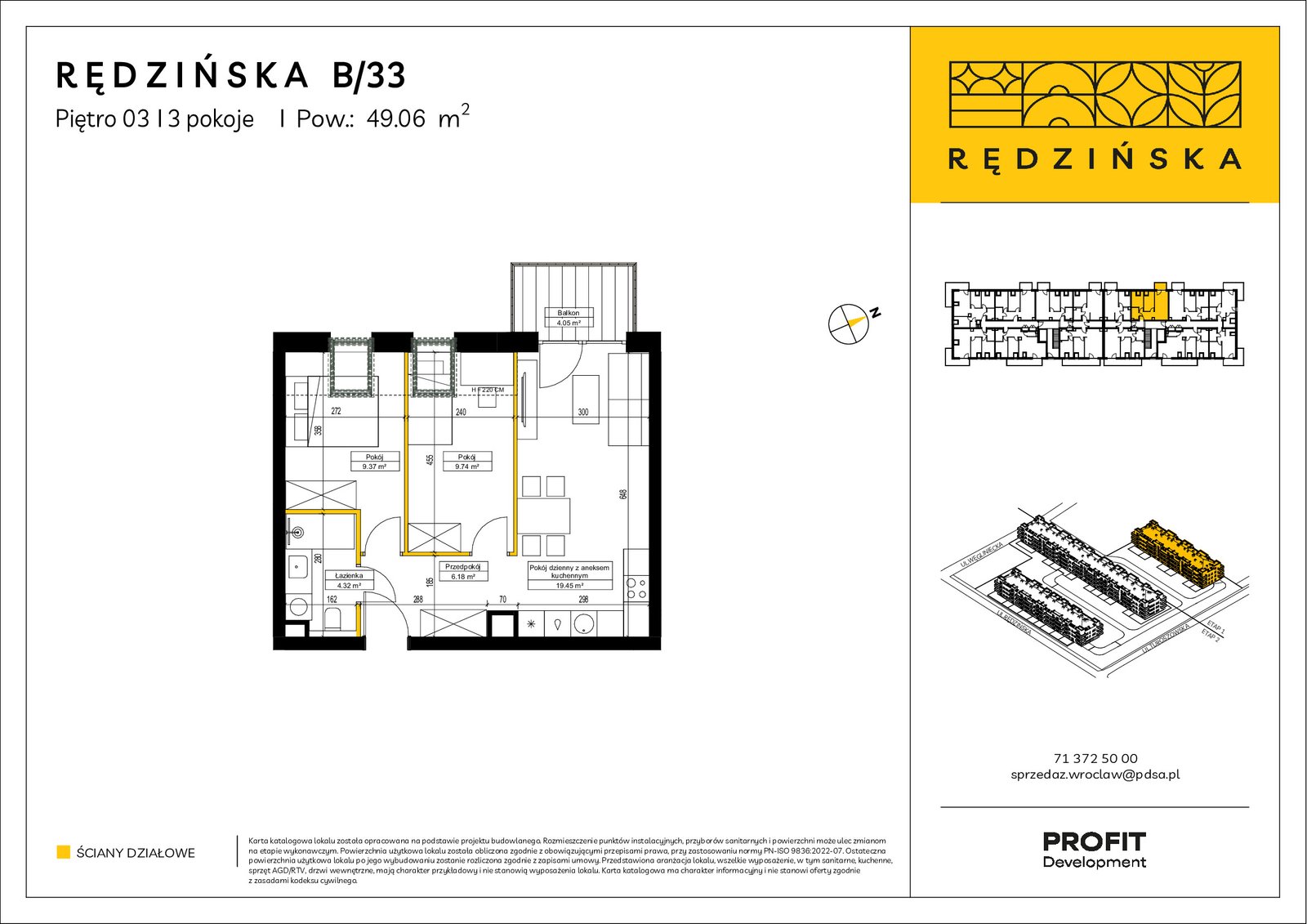Rzut B/33 — Rędzińska etap 4