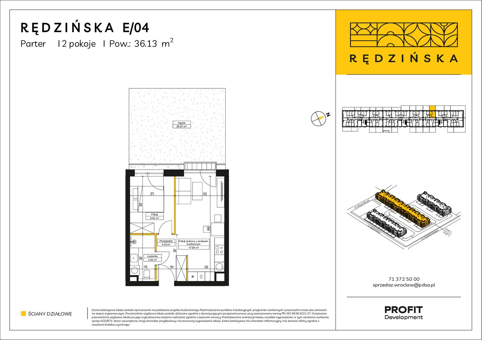 Rzut E/04 — Rędzińska etap 4