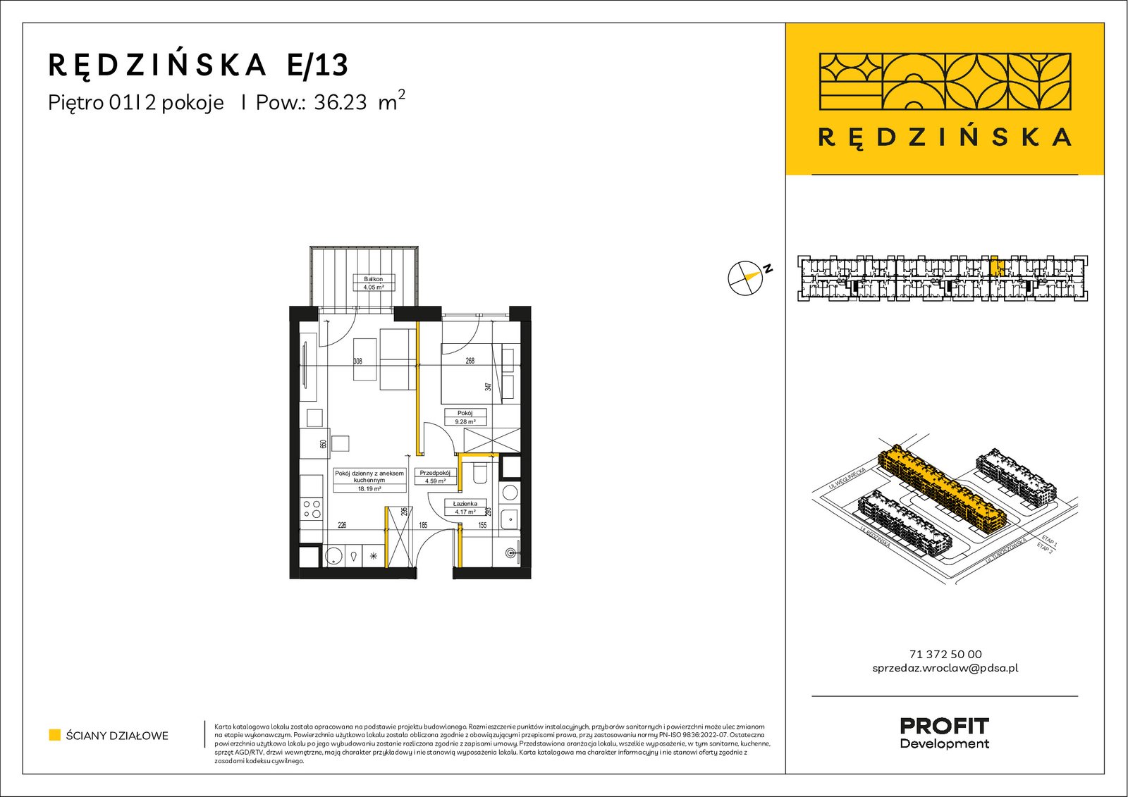 Rzut E/13 — Rędzińska etap 4
