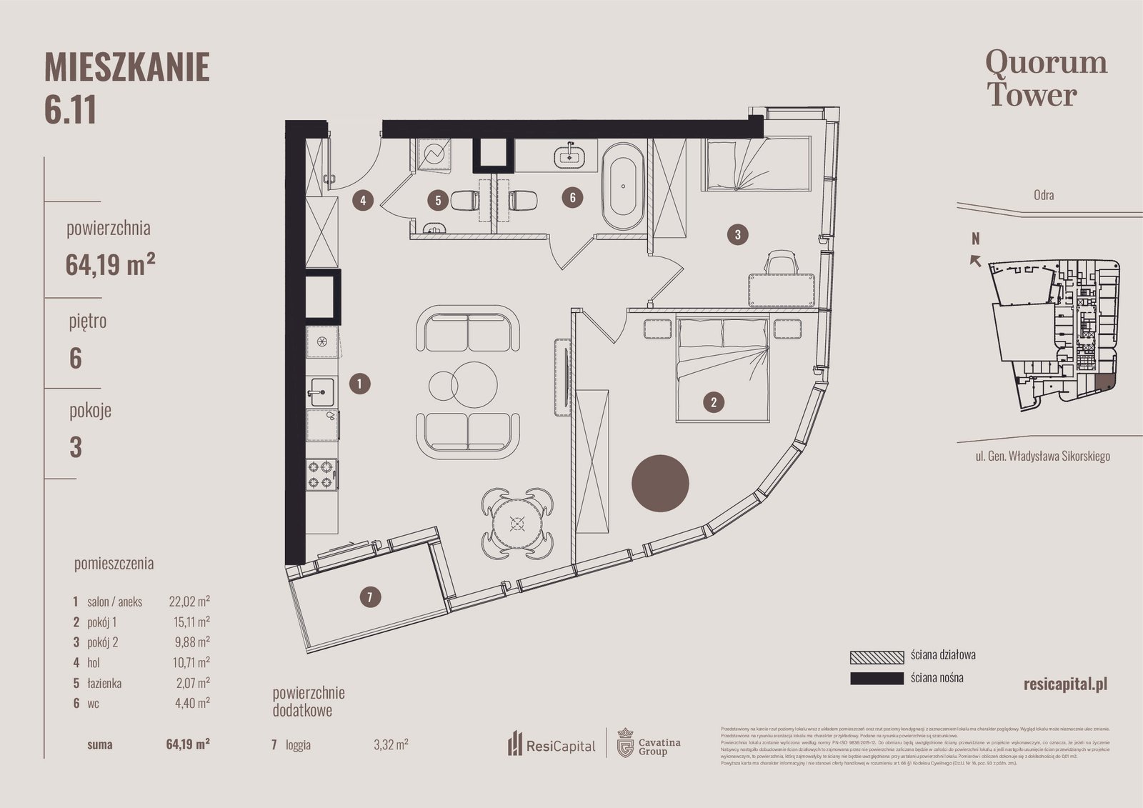 Rzut B/6.11 — Quorum Tower