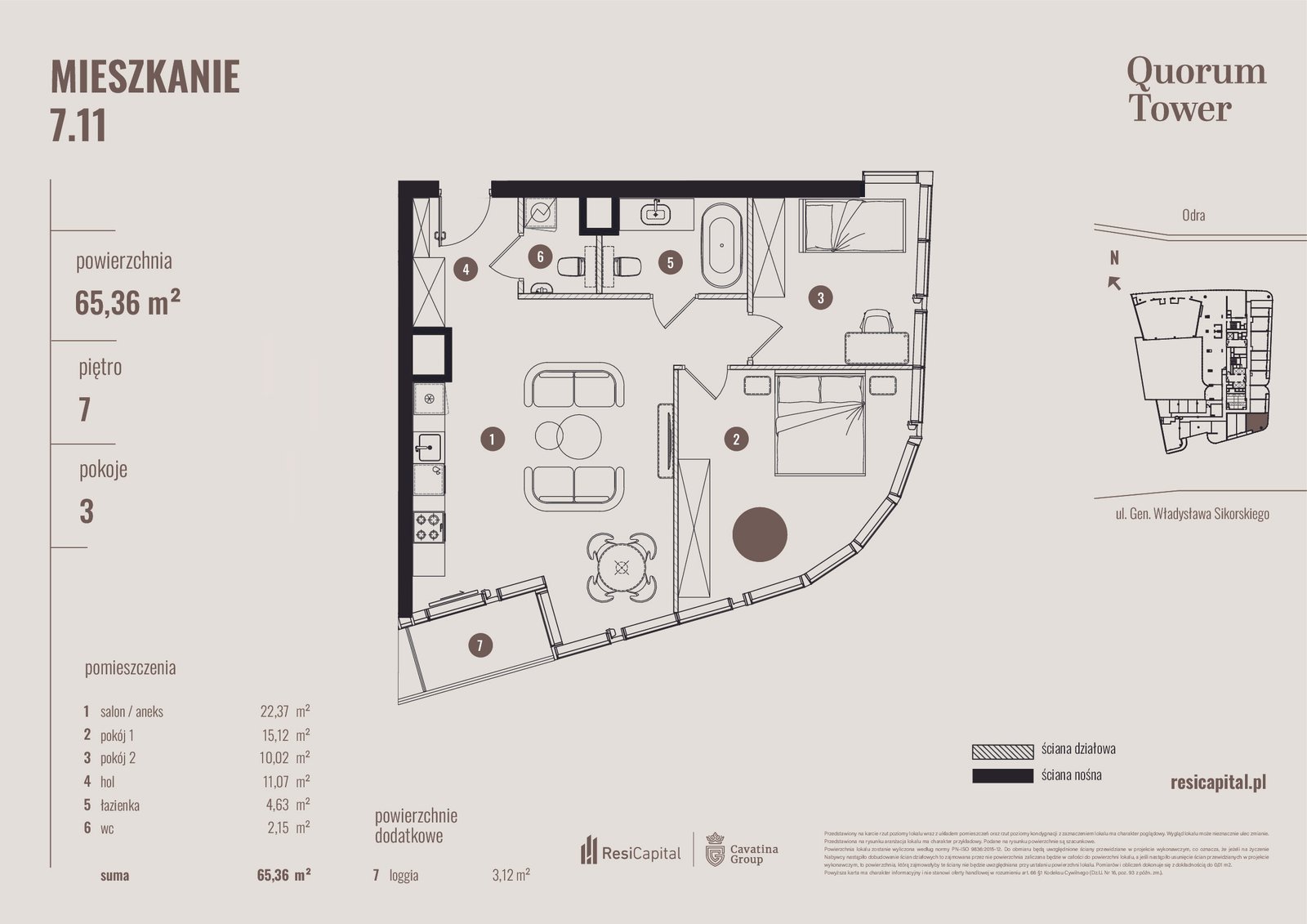 Rzut B/7.11 — Quorum Tower