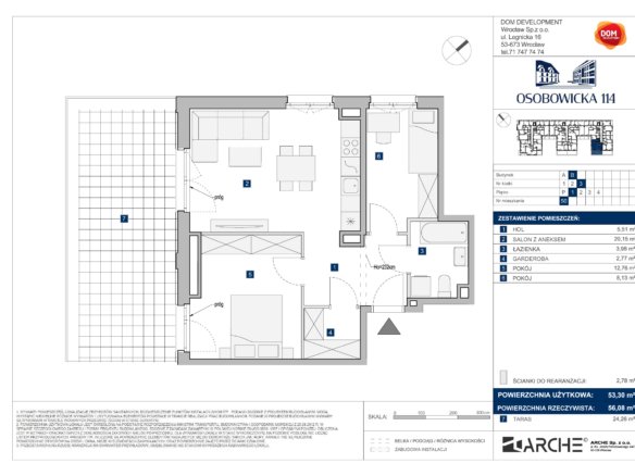 B50 — Osobowicka 114 etap I