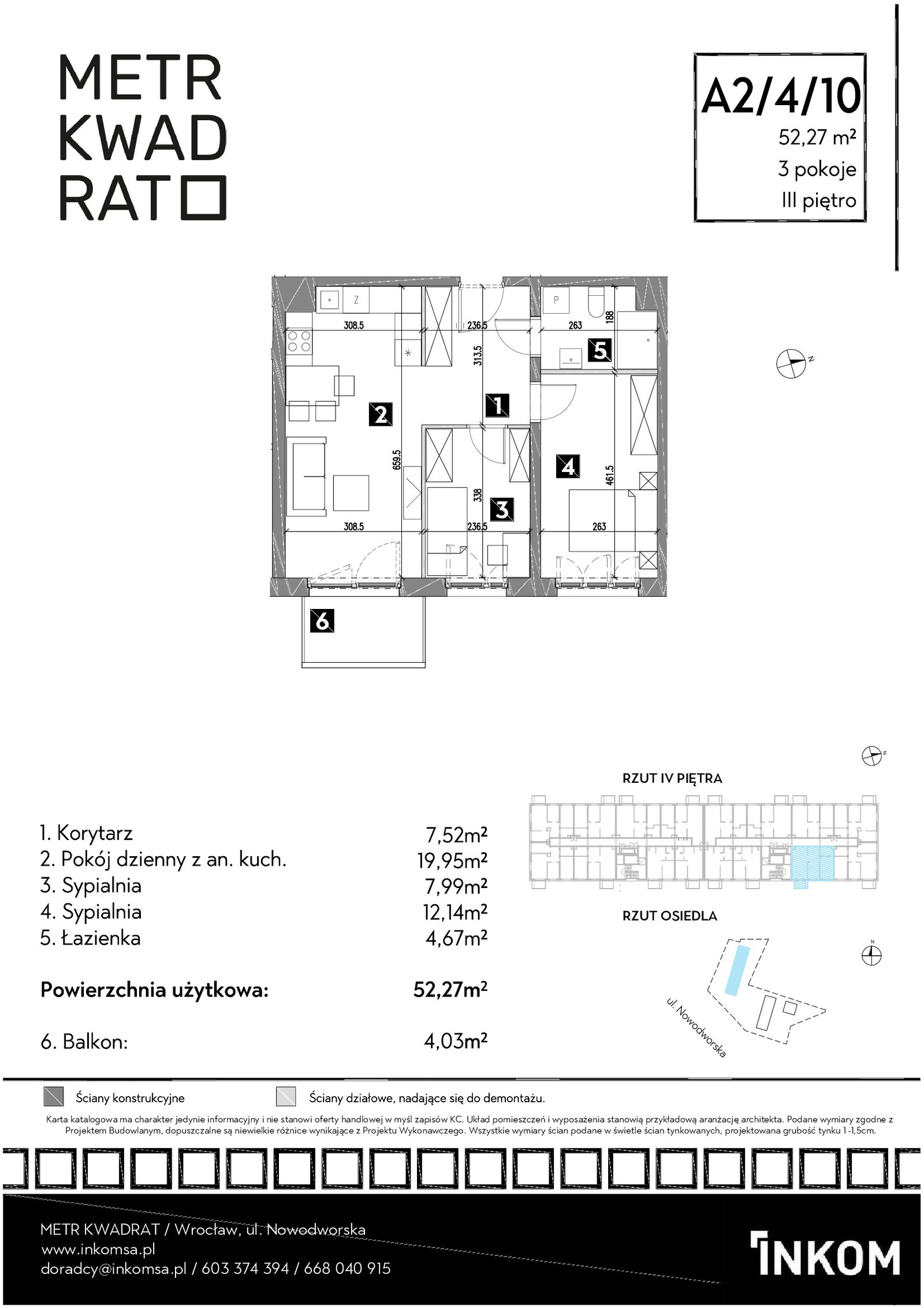 Rzut A2/4/10 — Osiedle Metr Kwadrat