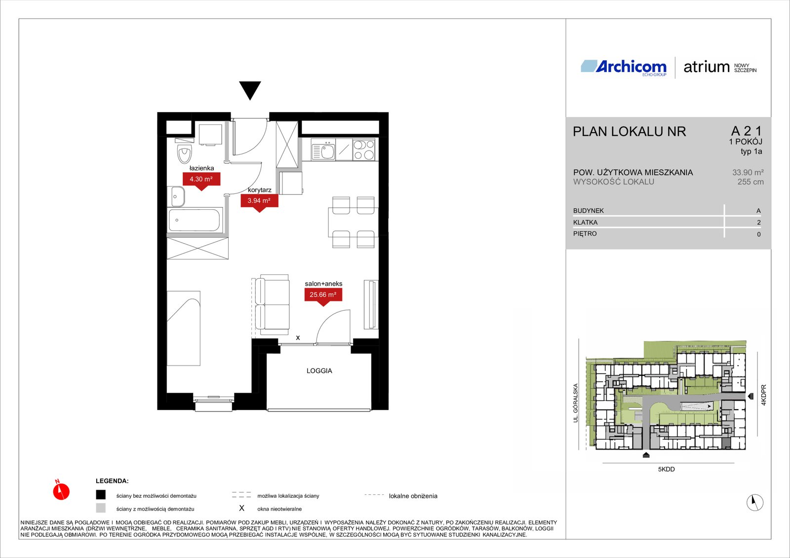 Rzut A2 1 — Atrium – Nowy Szczepin