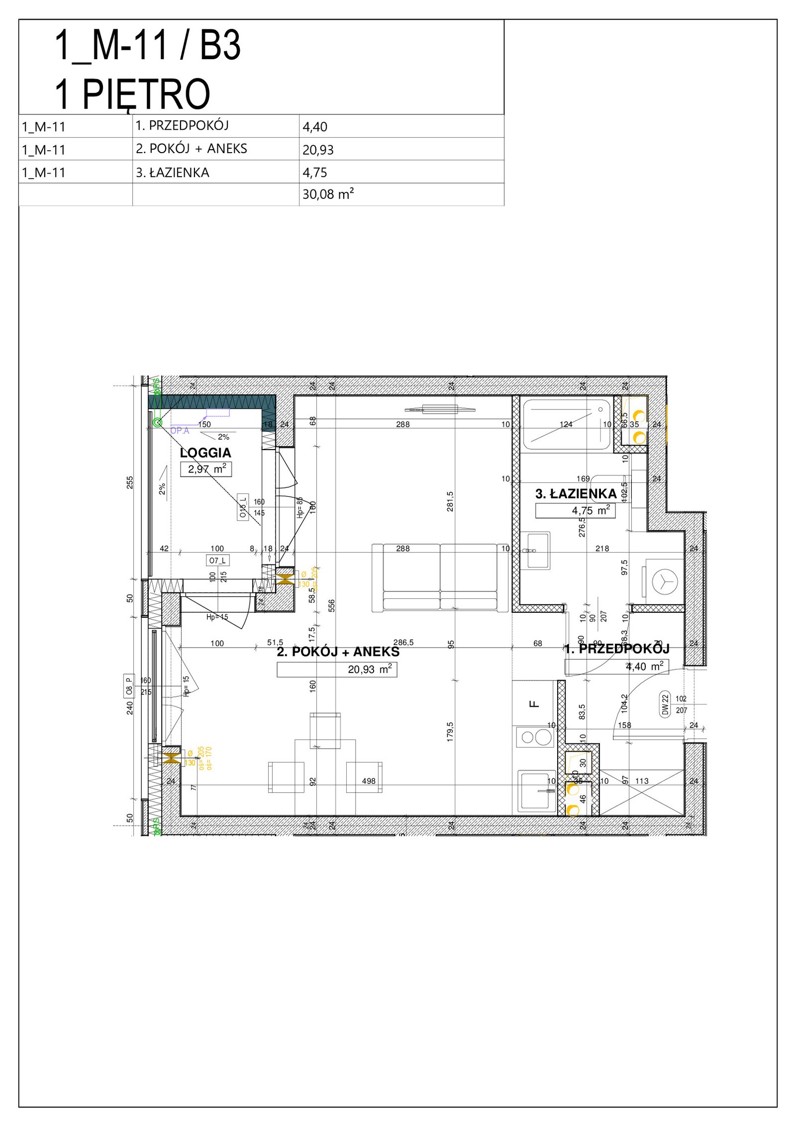 Rzut B3 — Nowe Centrum Południowe IV