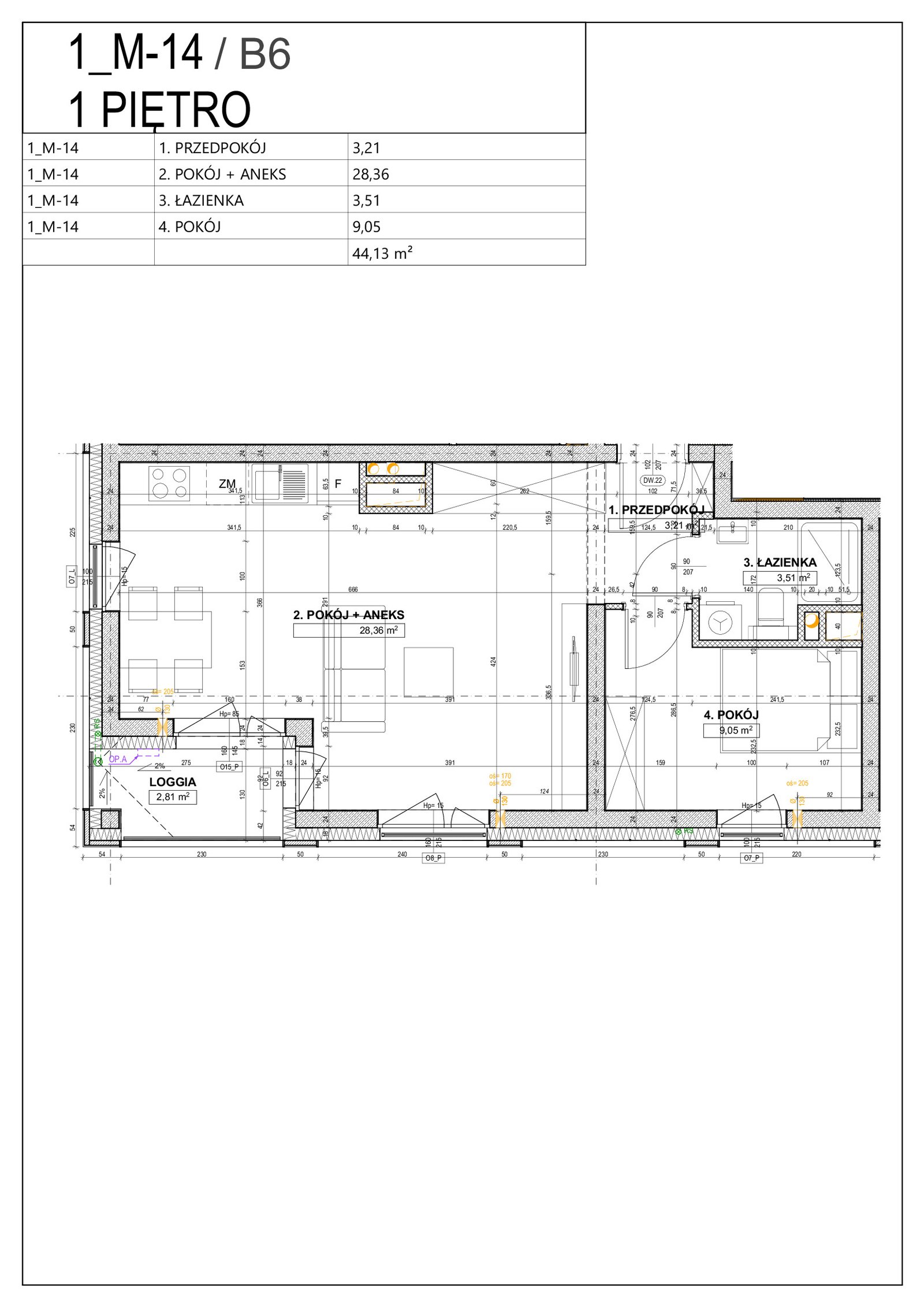 Rzut B6 — Nowe Centrum Południowe IV