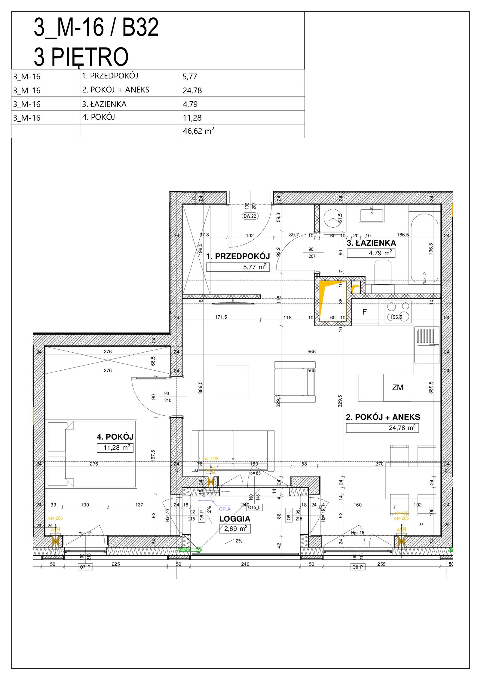 Rzut B32 — Nowe Centrum Południowe IV