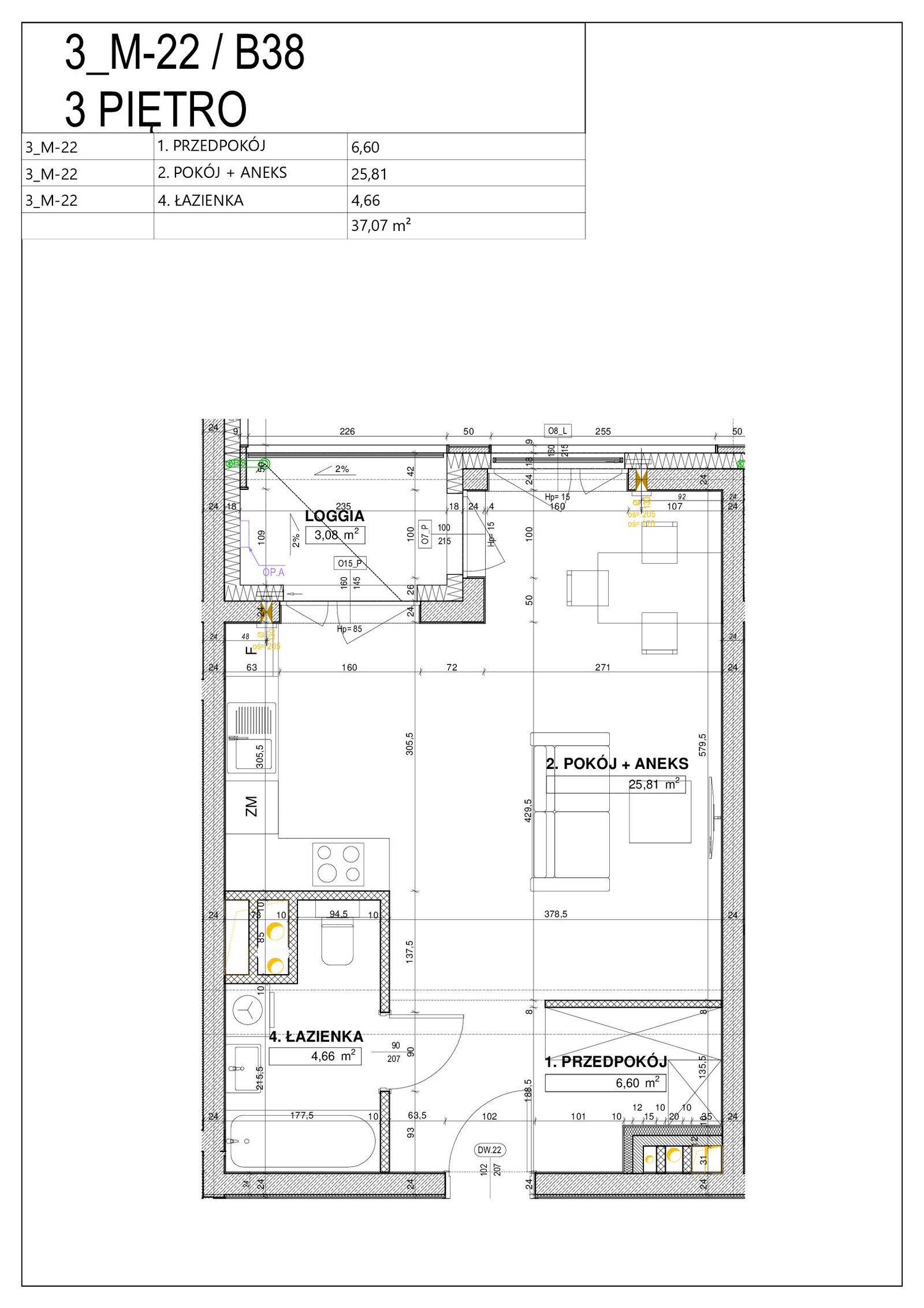 Rzut B38 — Nowe Centrum Południowe IV