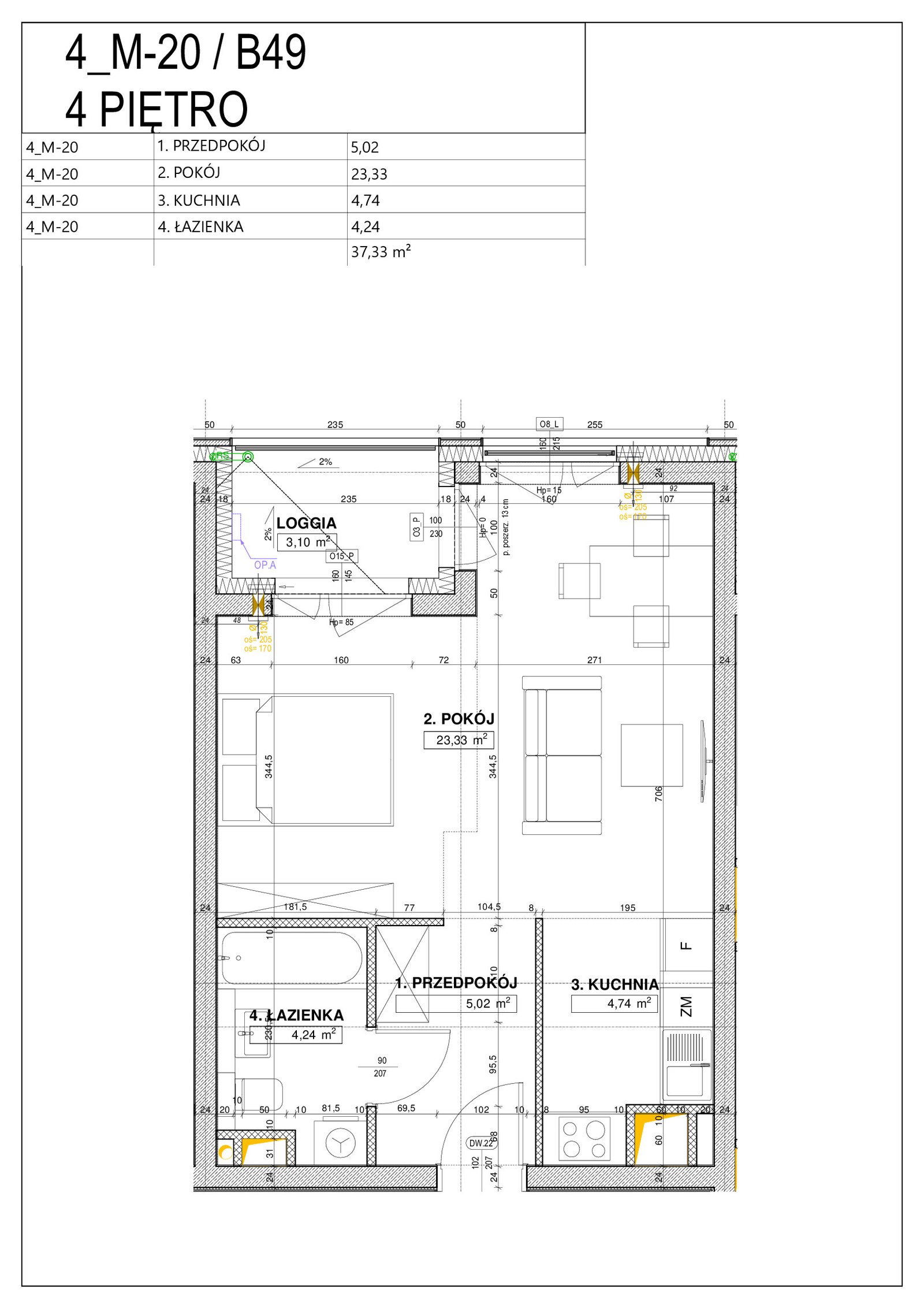 Rzut B49 — Nowe Centrum Południowe IV