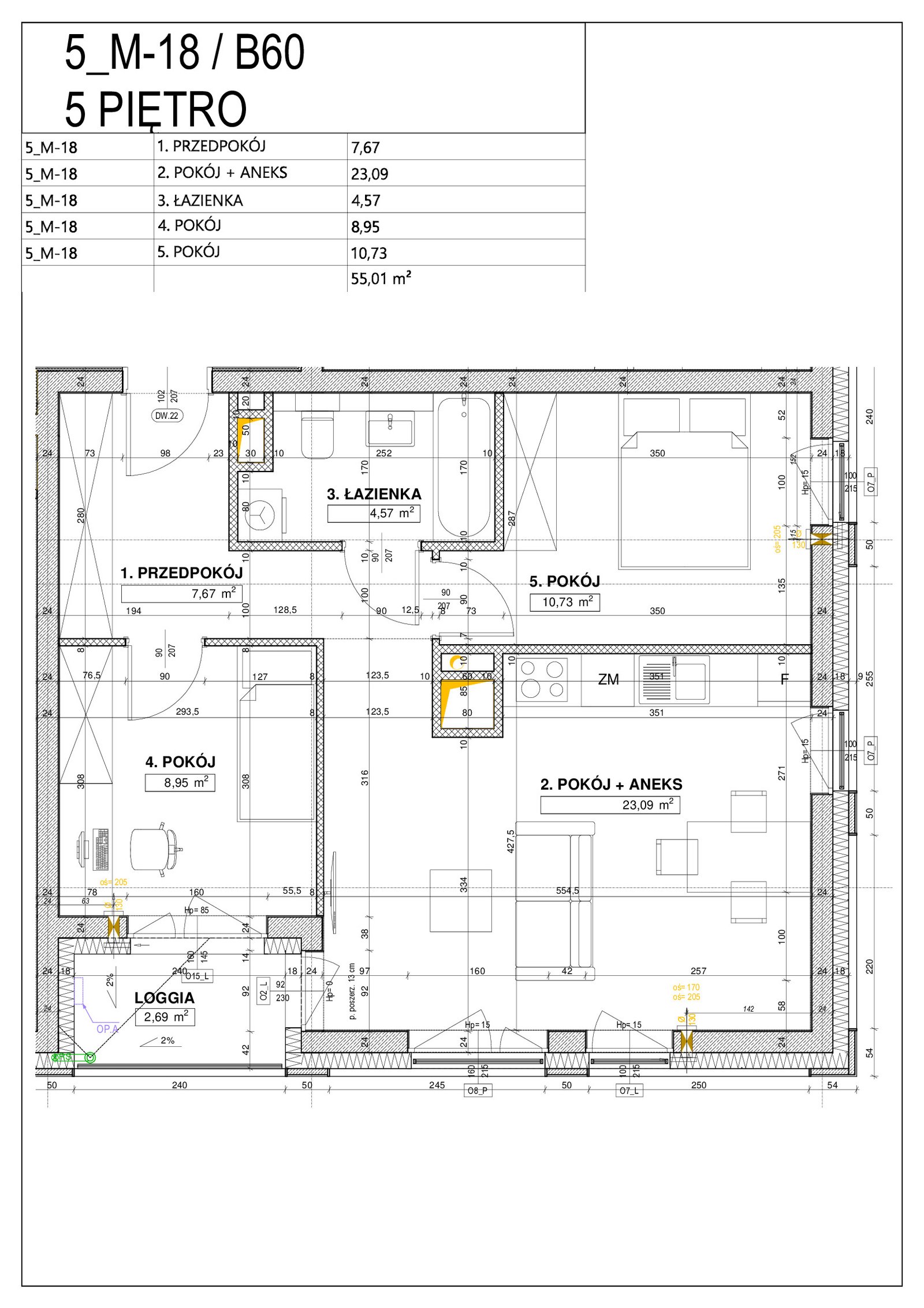 Rzut B60 — Nowe Centrum Południowe IV