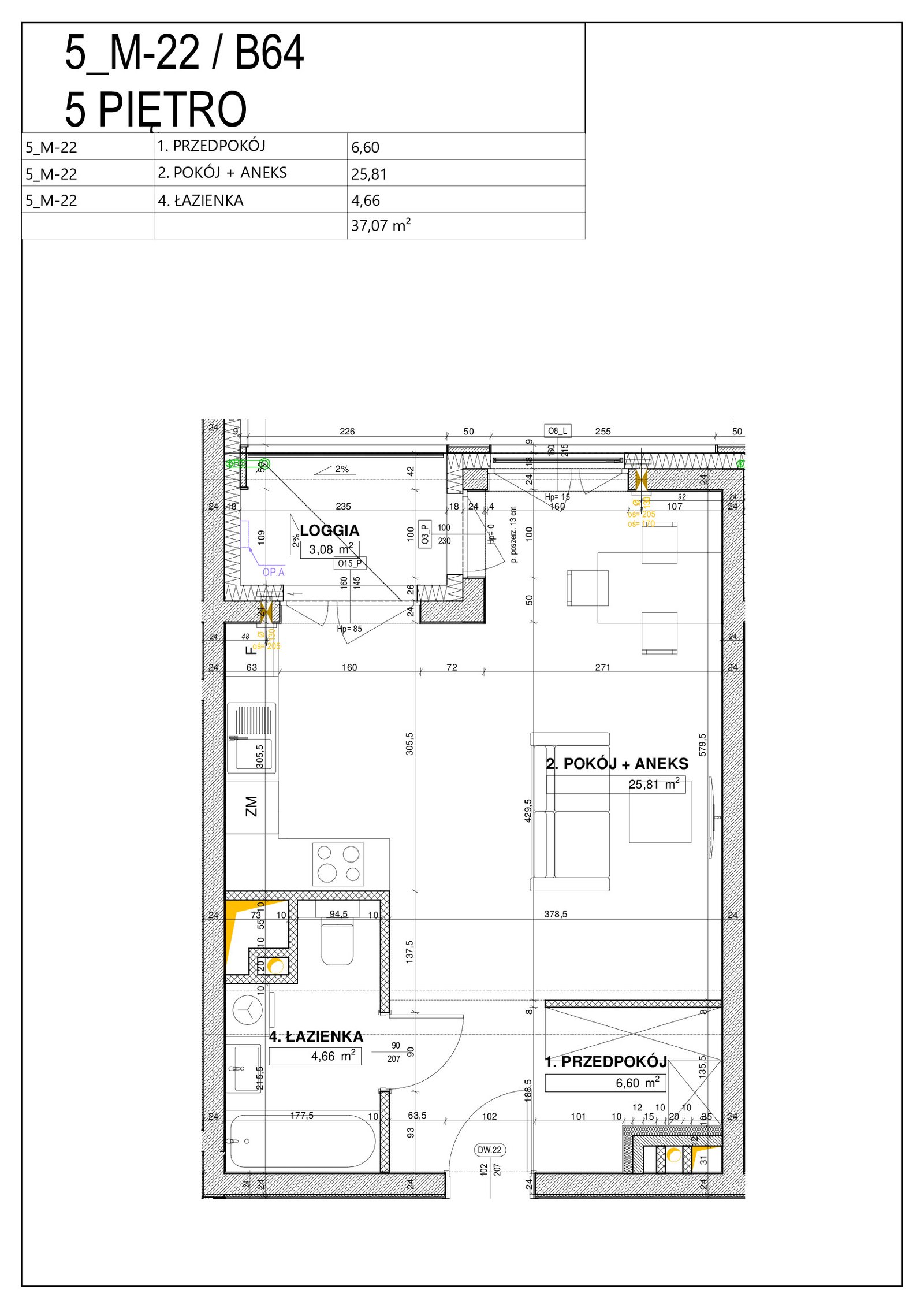 Rzut B64 — Nowe Centrum Południowe IV