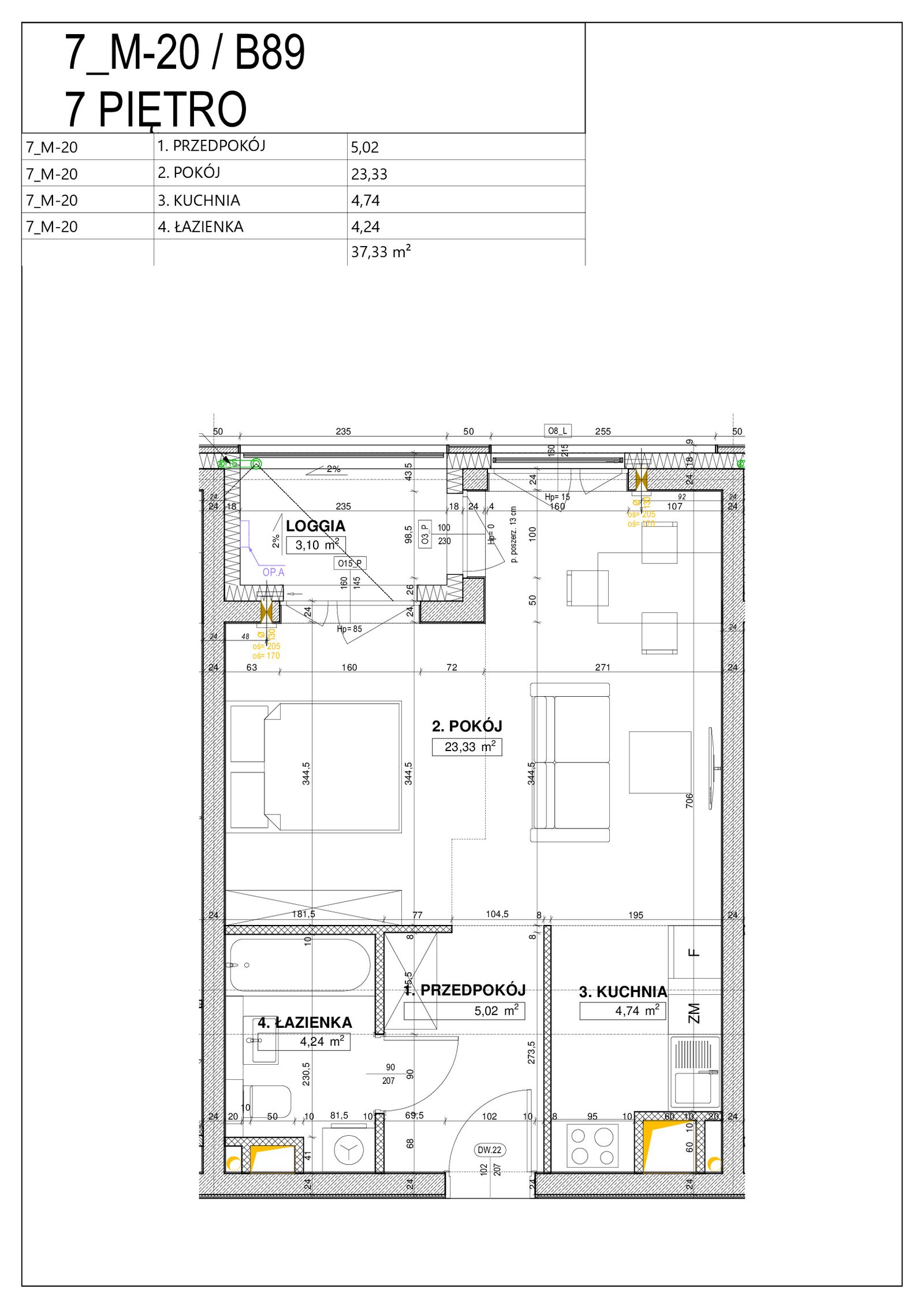 Rzut B89 — Nowe Centrum Południowe IV