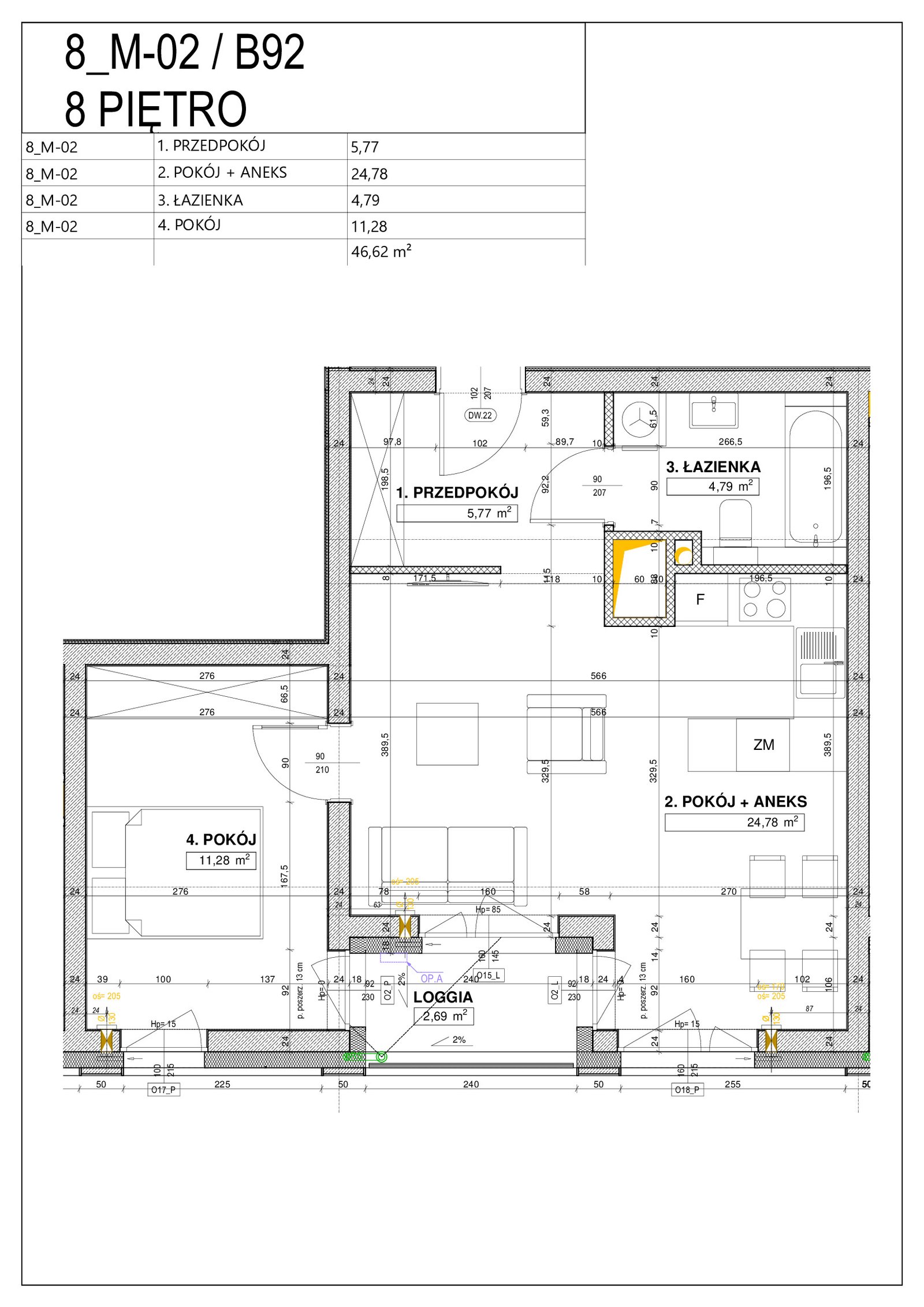 Rzut B92 — Nowe Centrum Południowe IV