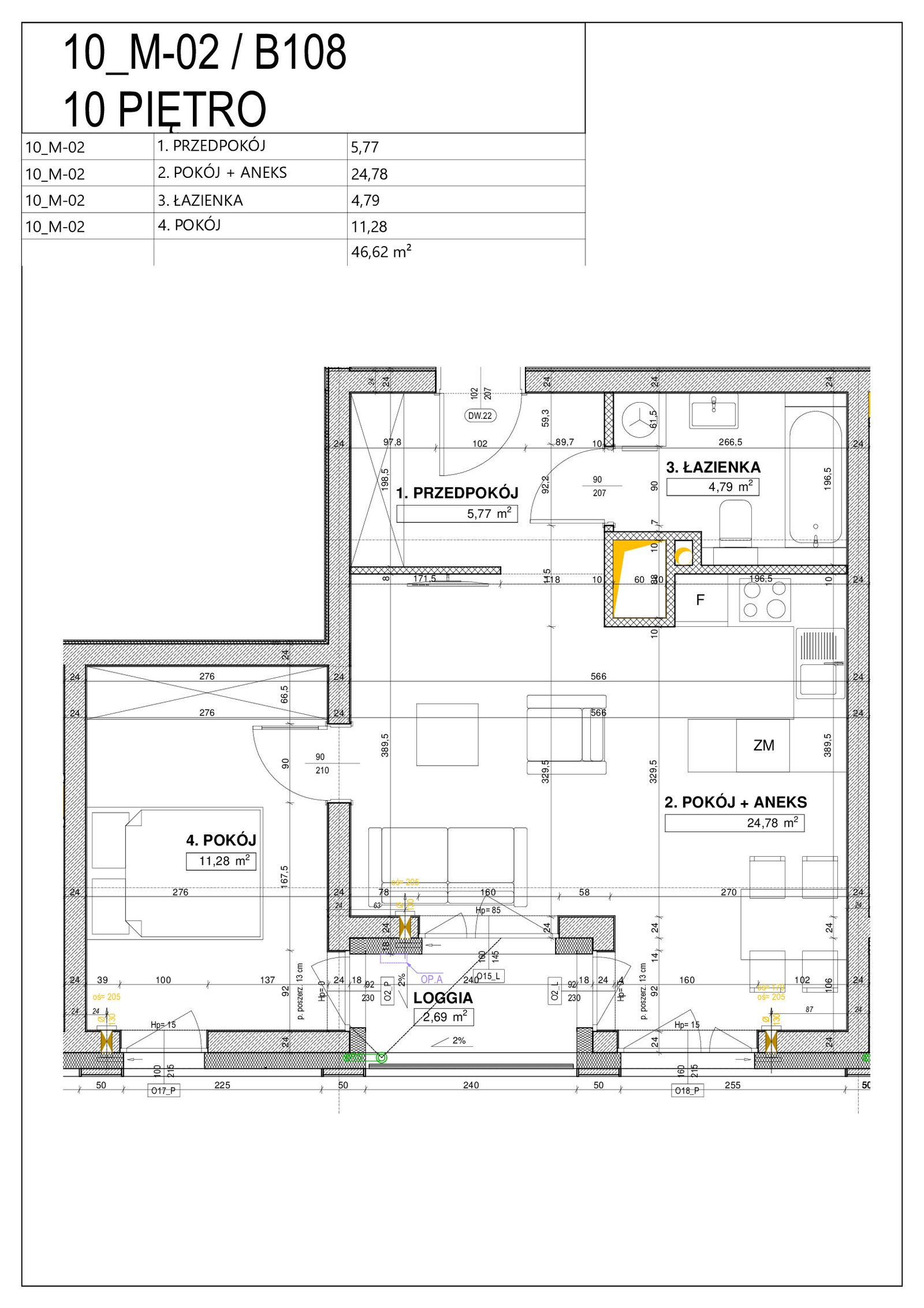 Rzut B108 — Nowe Centrum Południowe IV