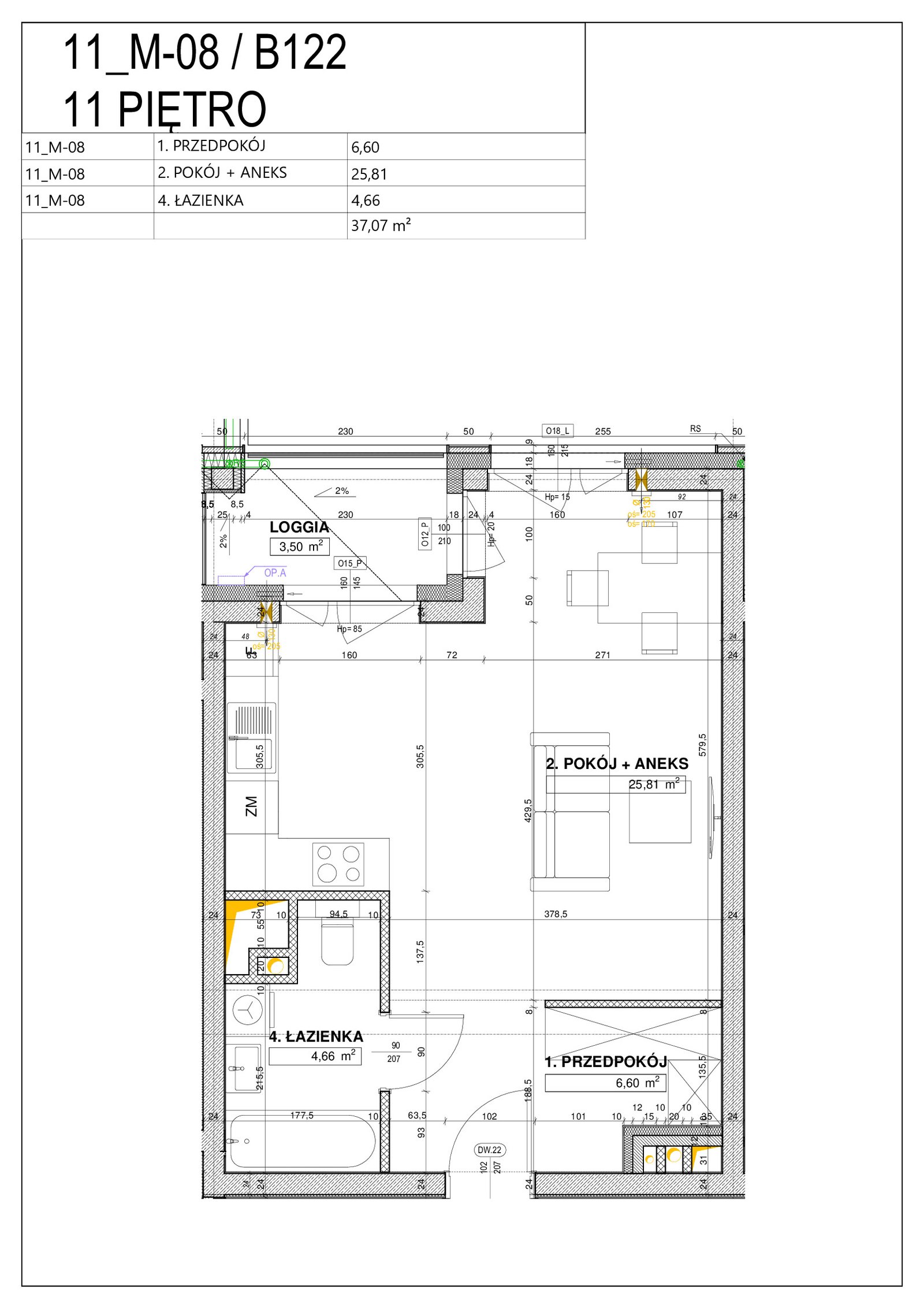 Rzut B122 — Nowe Centrum Południowe IV