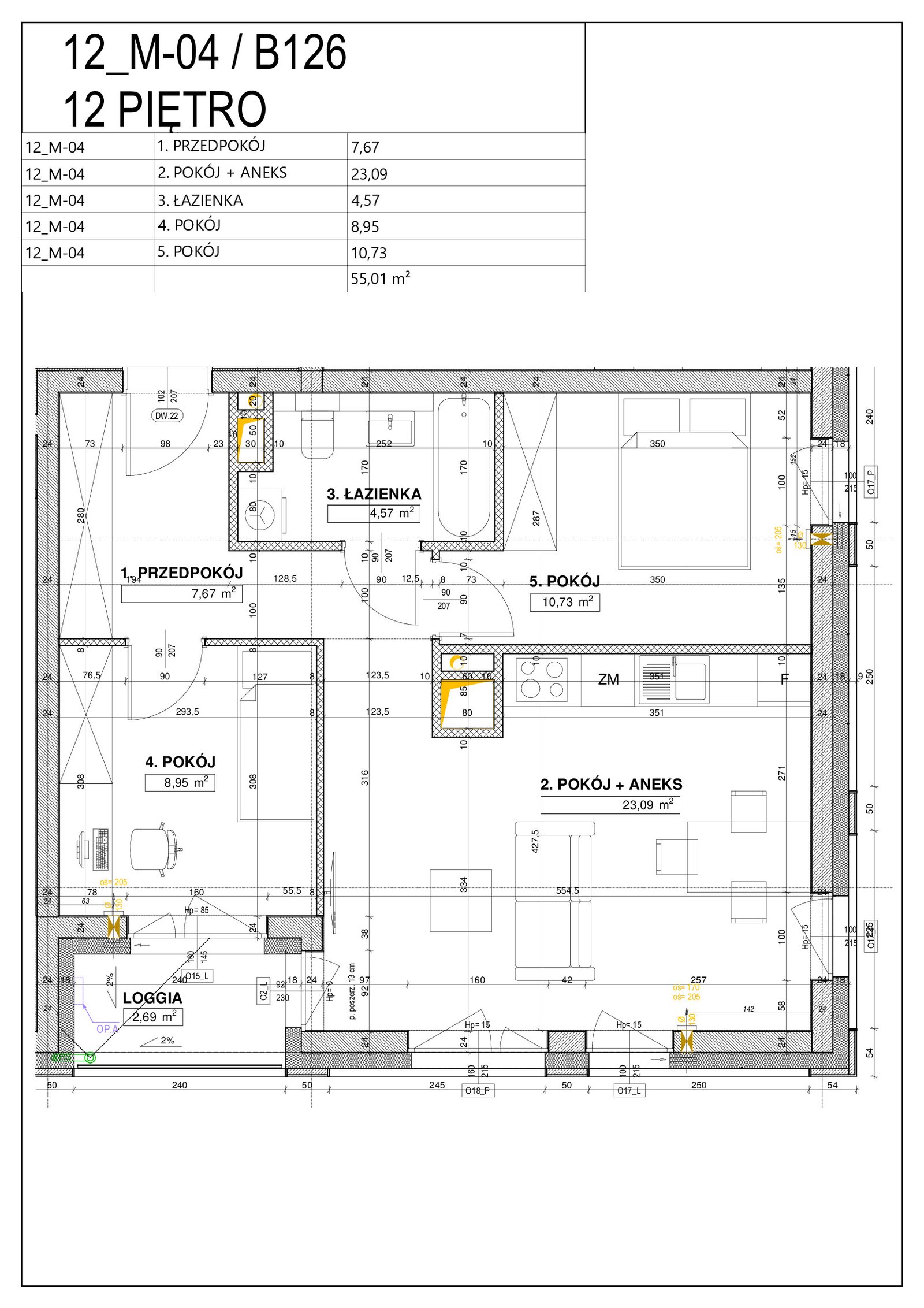Rzut B126 — Nowe Centrum Południowe IV