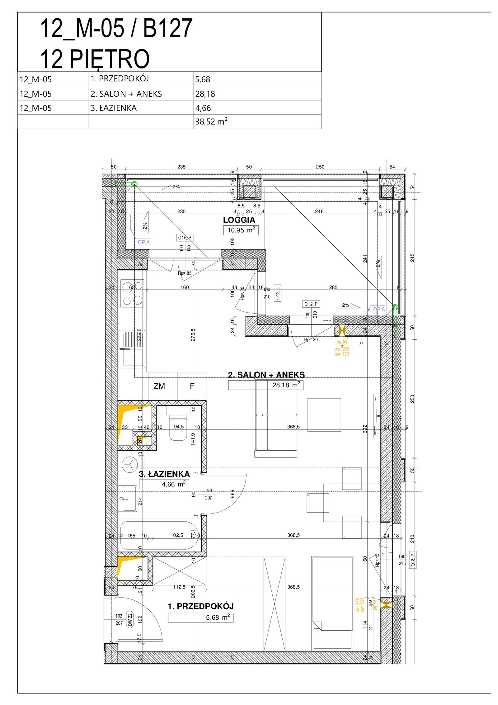 Rzut B127 — Nowe Centrum Południowe IV