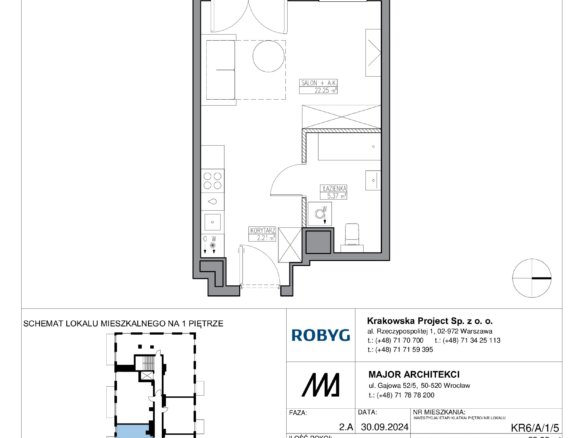 KR6/A/1/5 — Apartamenty Krakowska 6