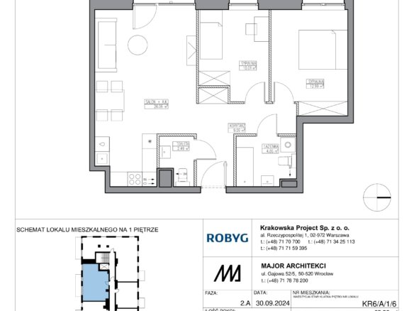 KR6/A/1/6 — Apartamenty Krakowska 6