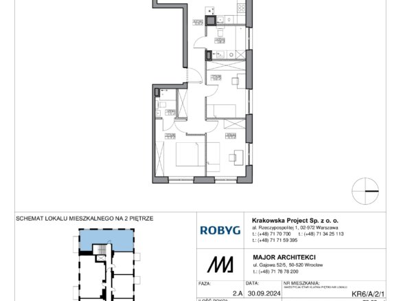 KR6/A/2/1 — Apartamenty Krakowska 6