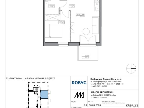 KR6/A/2/2 — Apartamenty Krakowska 6