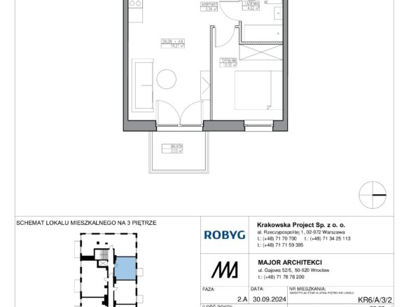 KR6/A/3/2 — Apartamenty Krakowska 6
