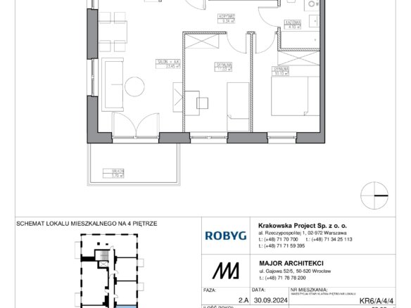 KR6/A/4/4 — Apartamenty Krakowska 6