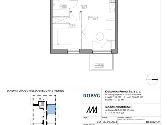 KR6/A/6/2 — Apartamenty Krakowska 6