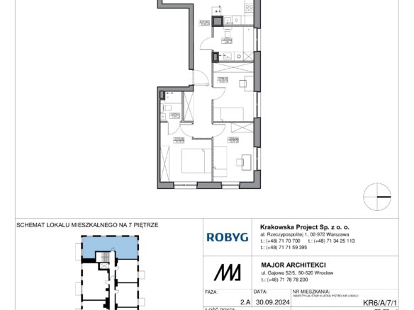 KR6/A/7/1 — Apartamenty Krakowska 6