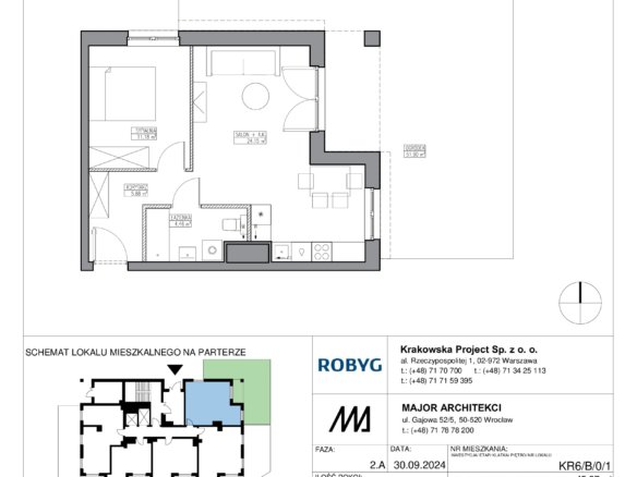 KR6/B/0/1 — Apartamenty Krakowska 6