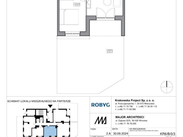 KR6/B/0/3 — Apartamenty Krakowska 6