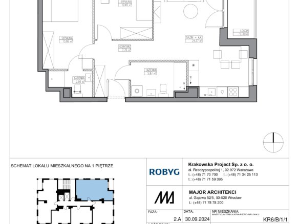 KR6/B/1/1 — Apartamenty Krakowska 6