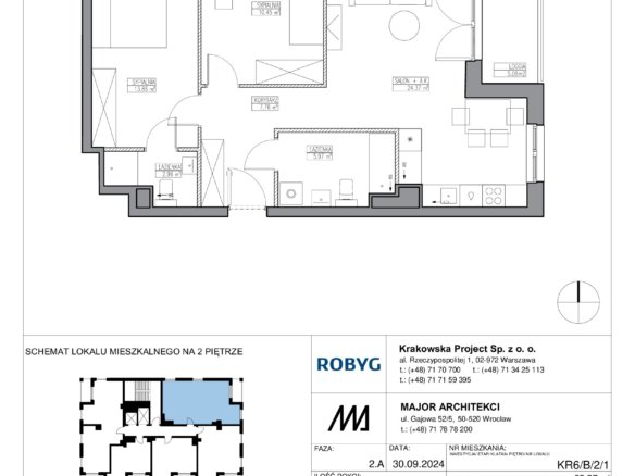 KR6/B/2/1 — Apartamenty Krakowska 6