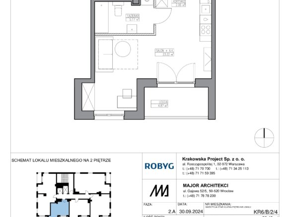 KR6/B/2/4 — Apartamenty Krakowska 6
