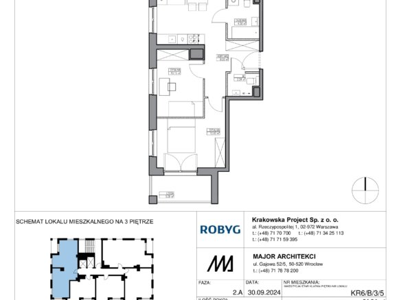 KR6/B/3/5 — Apartamenty Krakowska 6