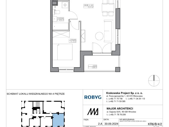 KR6/B/4/2 — Apartamenty Krakowska 6