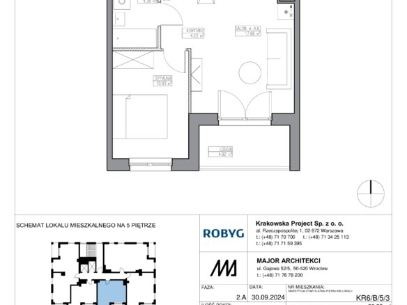 KR6/B/5/3 — Apartamenty Krakowska 6