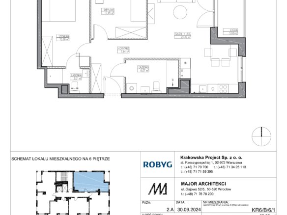 KR6/B/6/1 — Apartamenty Krakowska 6