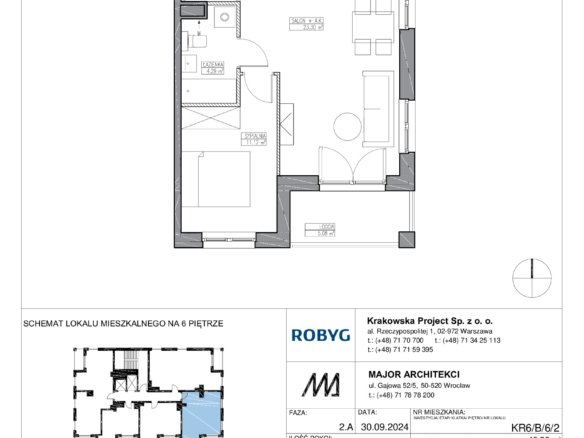 KR6/B/6/2 — Apartamenty Krakowska 6