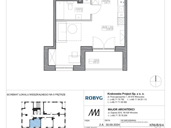 KR6/B/9/4 — Apartamenty Krakowska 6