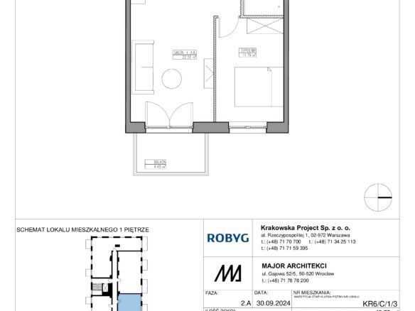 KR6/C/1/3 — Apartamenty Krakowska 6