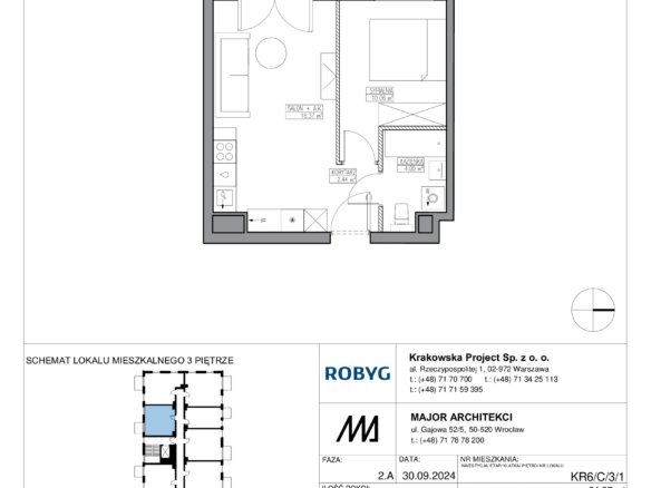 KR6/C/3/1 — Apartamenty Krakowska 6