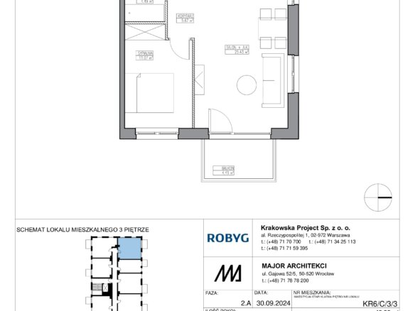 KR6/C/3/3 — Apartamenty Krakowska 6
